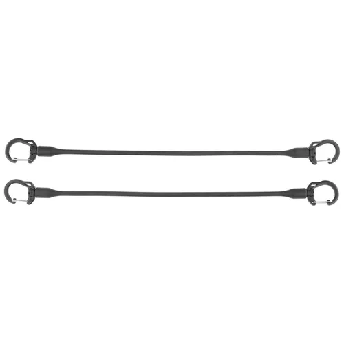 Evoc Cargo Straps Set (2pcs) Black - Zubehör Rucksäcke mit elastischen Spanngurten für flexiblen Transport von Helm, Jacke oder Paketen. 