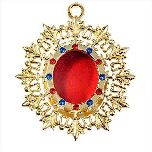 NKlaus Wand-Reliquiar 12,5cm mit Steinen in gold von NKlaus