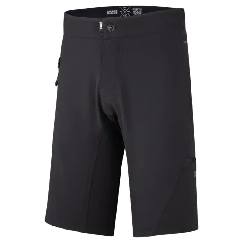 iXS Herren Mountainbike Shorts Carve Evo, Schwarz, XL - Fahrradhosen mit X-Stretch für optimalen Komfort und Passform. Nachhaltig aus recyceltem Material gefertigt, ideal für All-Mountain- und Trail-Abenteuer.