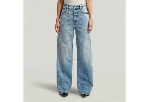 G-STAR Women's Deck 2.0 High Loose Jeans - Blau, Größe: 28/30 - Bequeme High Loose Jeans mit 5-Pocket-Design und G-Star Label. Ideal für den lässigen Look und komfortablen Tragekomfort im Alltag.