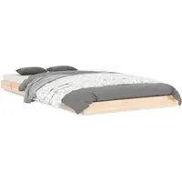 vidaXL Massivholzbett 90x190 cm Kiefer