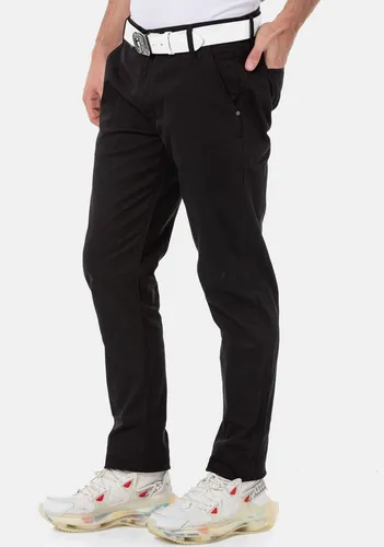 Cipo & Baxx Chinohose schwarz 32 - Modische Wanderhose in slim fit, aus elastischem Material für optimale Bewegungsfreiheit und Komfort. Ideal für aktive Freizeit und Outdoor-Aktivitäten.