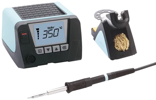 WELLER WT1010H - Lötstation 150 W mit ESD - Lötgeräte mit 1-Kanal und innovativem LC-Display für einfache Bedienung. Schneller Heizelementwechsel und 2-in-1 Ablage für effizientes Arbeiten.