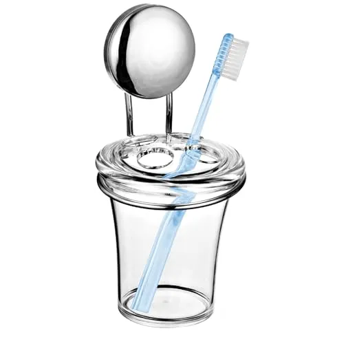 bremermann Badserie Moon-Loc Zahnbürstenhalter, Zahnputzbecher