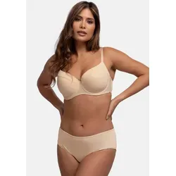 Dorina Bügel-BH Carmen leicht gepolstert, geformte Cups, weich, Mikrofaser beige 85