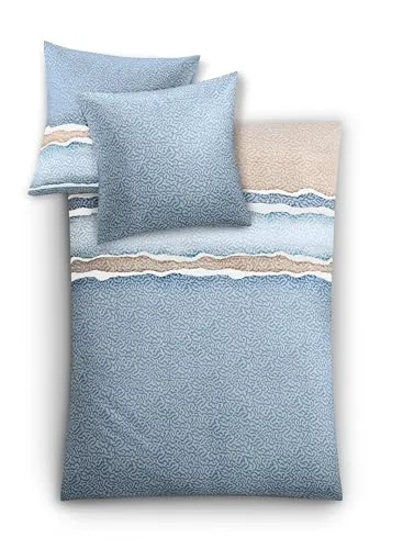 Kleine Wolke Bettwäsche Marea, Mako-Satin, 2-teilig - Bettwäsche im eleganten Streifen-Design aus 100% Baumwolle, mit verdecktem Reißverschluss und OEKO-TEX®-Zertifikat für schadstofffreie Qualität.