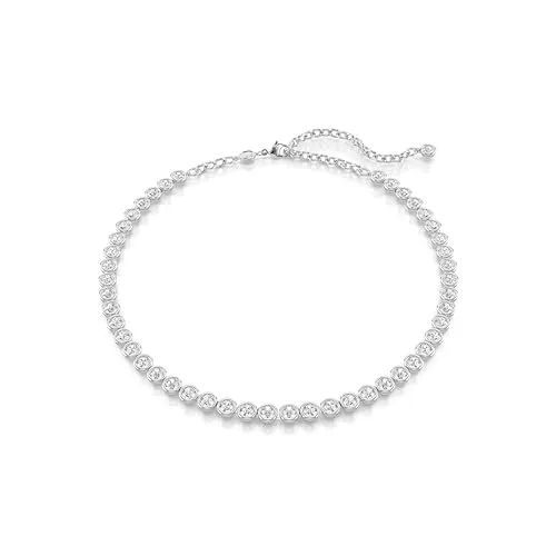 Swarovski Imber Halskette - Elegante Damenhalskette mit strahlenden Swarovski Kristallen, perfekt für jeden Anlass und ideal, um Ihrem Look einen Hauch von Glanz zu verleihen.