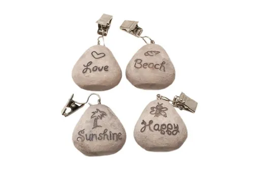 ToCi Tischtuchklammer Tischtuchbommel 8er-Set BeachTischdeckenbeschwerer Tisch-Decken Deko