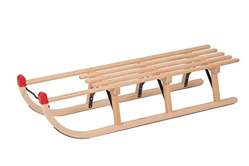 Schlitten Colint 110 Davos Holz Rodel Winter Sport Leine Holzschlitten NEU