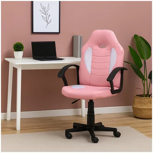 HTI-Living Höhenverstellbarer Schreibtischstuhl für Kinder in pink von HTI-Line