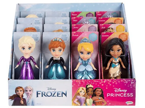 JAKKS PACIFIC Disney Minipuppen Prinzessinnen Metallic