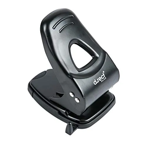 D.RECT 0419 Locher 65 Blatt | Papierlocher | Bürolocher | Anschlagschiene mit Formatvorgaben 65 Blatt