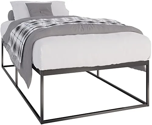 CLP Metallbett Scala – Modernes Bett mit Lattenrost, schwarz, 200x100 cm - Stabiles Metallbett mit robustem Gestell und integriertem Lattenrost. Bietet viel Stauraum und ist in verschiedenen Größen und Höhen erhältlich. Ideal für stilvolle Schlafzimmer.