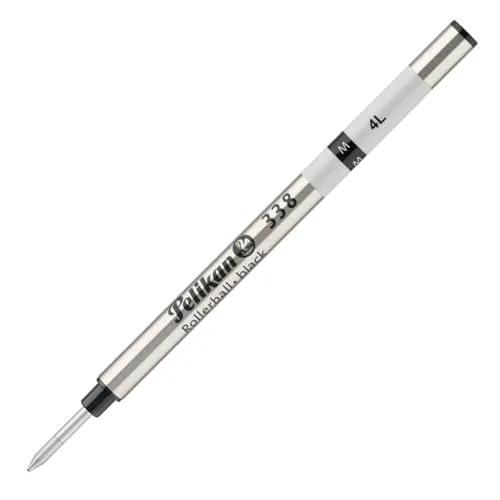 Pelikan 922179 Mine für Tintenroller (338), Strichstärke M, 1 Stück, schwarz