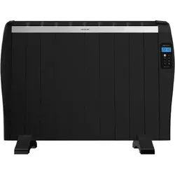 Cecotec Flachheizkörper ReadyWarm 2000 Thermal Black - Elektroheizkörper mit 1500 W Leistung und Fernbedienung, ideal für Räume bis 20 m². Programmierbarer Timer und Temperaturwahl für maximalen Komfort und Sicherheit.