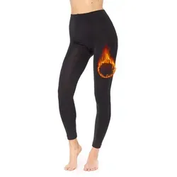 Merry Style Leggings Thermo Leggings Damen Gefütterte Thermoleggings Winter MS-ATX-441 (1-tlg) schwarz XS-S
