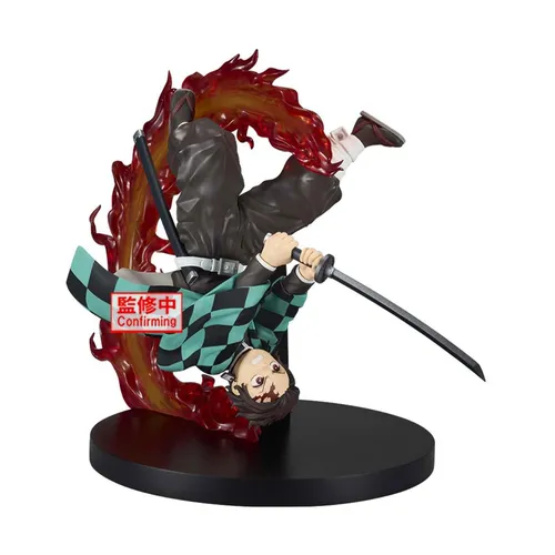 Banpresto Tanjiro Kamado Figur, Demon Slayer: Kimetsu No Yaiba - Actionfigur aus PVC, 12 cm groß, ideal für Anime-Fans und Sammler, in umweltfreundlicher Verpackung und mit Basisständer.