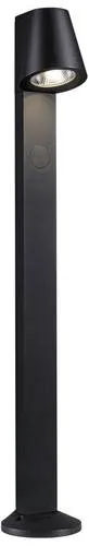 Paulmann 94863 Caissa LED-Pollerleuchte 9W Anthrazit - Perfekte Wegbeleuchtung - Lampen, korrosionsbeständige LED Pollerleuchte mit 700lm, ideal für Eingangsbereiche, ausgestattet mit Dämmerungs- und Bewegungssensor für optimale Sicherheit.