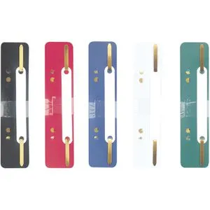 Herlitz Heftstreifen 9977604, 34 x 150mm, sortiert, aus Kunststoff, 25 Stück