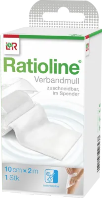 Produktbild Lohmann & Rauscher GmbH & Co.KG RATIOLINE acute Verbandmull 10 cmx2 m gerollt 1 St 01805042
