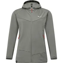 Salewa Damen Puez Altavia PL HD Jacke - Grau, Größe S - Wanderjacke für Damen aus weichem Polarlite-Material, leicht und warm mit funktionalen Details für optimalen Komfort beim Trekking.