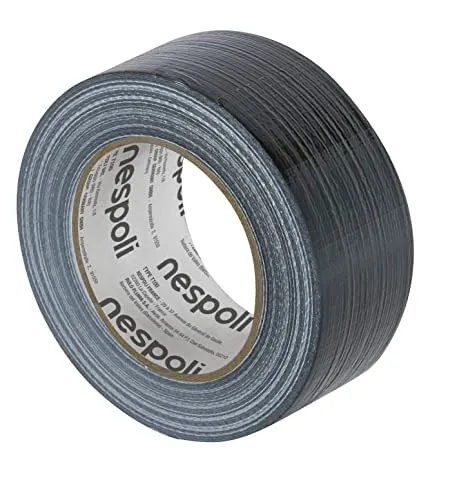 Nespoli Gewebeband Schwarz 50 mm x 25 m