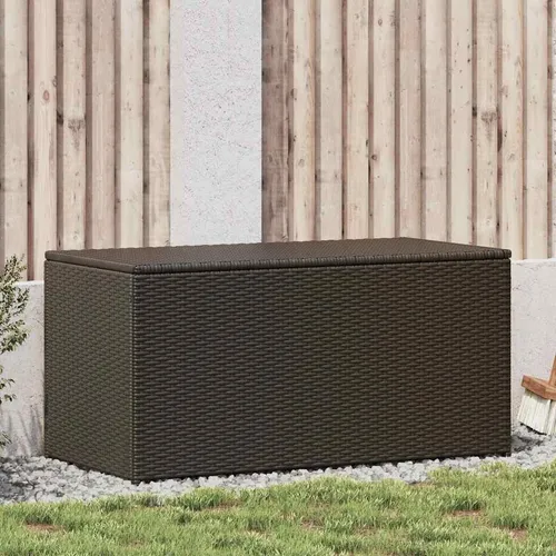 vidaXL Gartenbox aus Polyrattan, 180 Liter, 100 x 50 x 50cm, braun