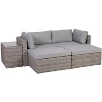 Greemotion Lounge-Möbel-Set Palma Rattan