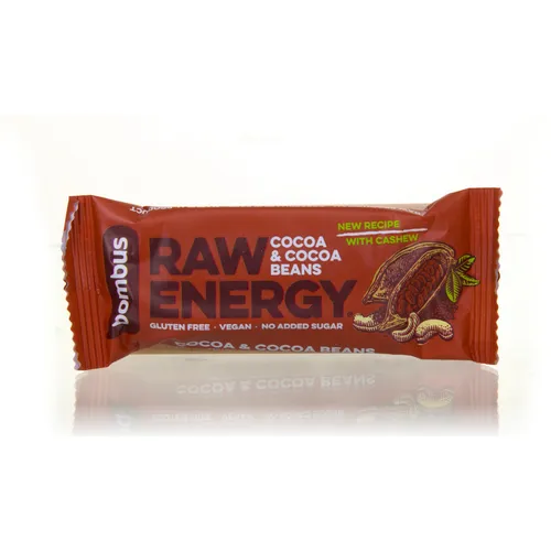 Bombus Raw Energy Riegel Cocoa & Cocoa Beans 50g