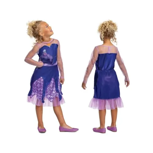 DISGUISE 129739K-EU Ursula Classic (Eu) Fancy Dress, M (7-8), Multi