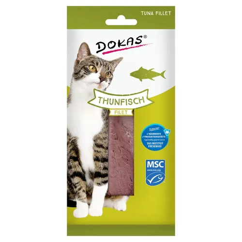 Dokas Thunfisch Filet 22 g, Katzensnack, NEU