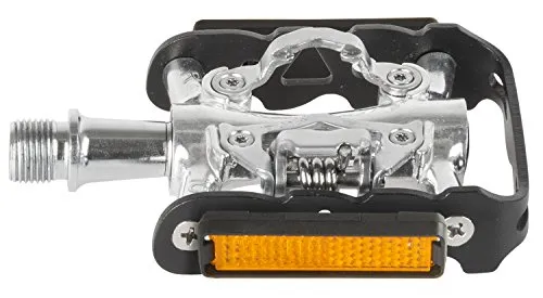 M-Wave Peasy Kombi-Pedal aus Aluminium, Fahrradpedal, SPD-kompatibel, klickpedal, SPD-Pedal, 9/16