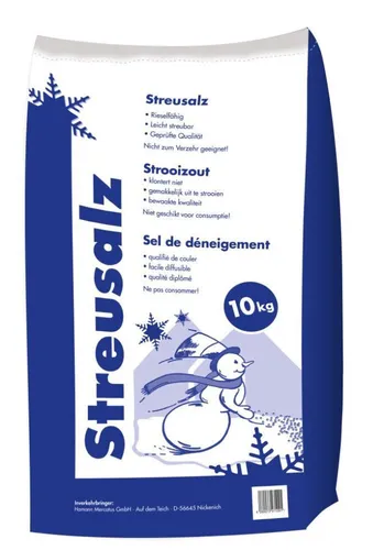 Hamann Streusalz Auftausalz Tausalz 10 Kg (EUR 0,75 / Kg)