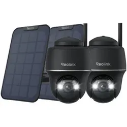 Reolink Überwachungskamera Argus PT Pro mit Solarpanel - Kabellose 4MP IP-Kamera für Außen, mit 355° Schwenk und 140° Neigung, bietet klare Videos und smarte Personen-/Fahrzeugerkennung für optimale Sicherheit.