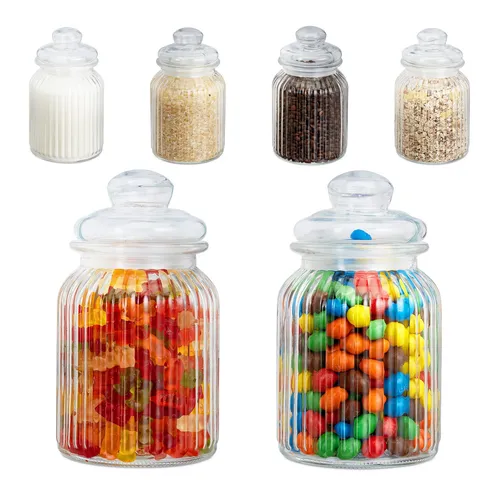 Vorratsgläser Aufbewahrungsgläser Candy Jar