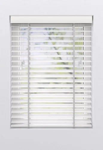 Xxxl Jalousie Venetian aus Bambus, Weiß, 90x175 cm