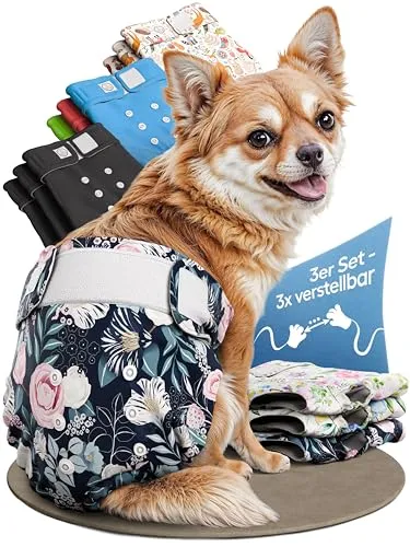 HUND IST KÖNIG Hundewindeln für Hündinnen (3 Stück) von HUND IST KÖNIG
