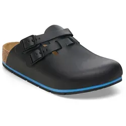 BIRKENSTOCK Kay Pro Leder Clogs - Unisex Berufsschuhe für Medizin & Gastronomie - Hochwertige Clogs mit rutschfester Sohle und anatomischem Fußbett, ideal für Pflege und Servicepersonal. Zertifiziert nach EN ISO 20347:2032.