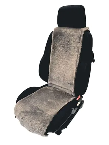 Leibersperger Hochwertiges Lammfell Autositzauflage 36 cm x 135cm – Geeignet für Jede Jahreszeit