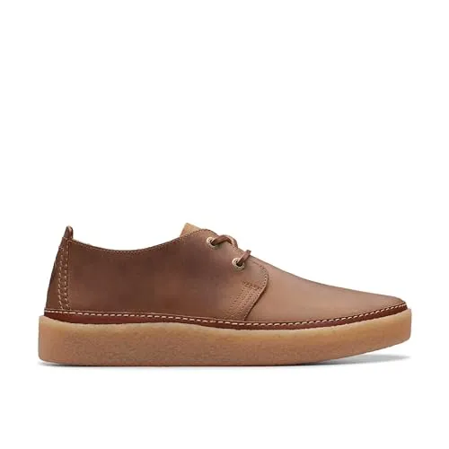 Clarks Originals Herren Clarkwood Low Leder Beeswax Schuhe 42.5 EU - Herren-Schnürhalbschuhe aus hochwertigem Leder, ideal für lässige Outfits und bequemes Tragen.
