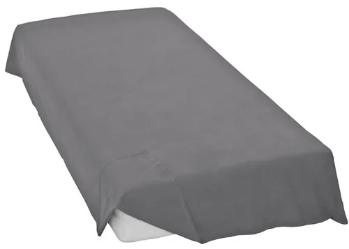 Cinderella Bettlaken Biber, weich und hautfreundlich in grau von Cinderella