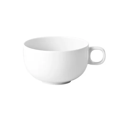 Rosenthal Tasse Moon Weiss - Tee-Obertasse 0,27 l aus Porzellan - Thermobehälter, spülmaschinenfest und mikrowellengeeignet, ideal für stilvolle Teestunden und festliche Anlässe.