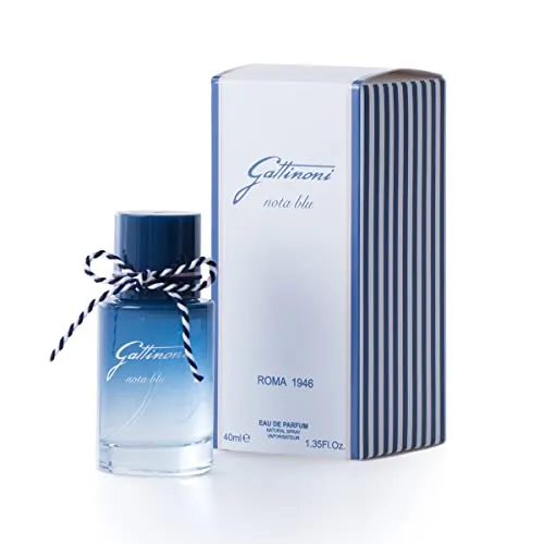 GATTINONI | Note Blu Eau de Parfum - Damenduft mit fruchtigem Duft, Zitrusfrucht und Blume, Duft für Damen mit sommerlichen fruchtigen Noten, Made in Italy, 40 ml