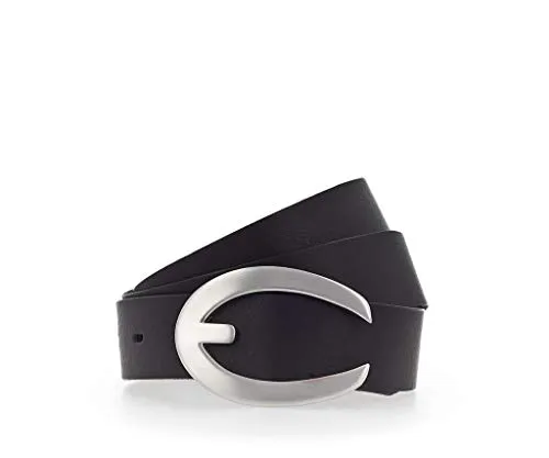 BGM Acc Vanzetti 30 mm Damengürtel - Eleganter Damen-Gürtel aus 100 % echtem Vollrindleder mit charakteristischer Koppelschließe, ideal für jeden Anlass. Gürtelbreite: 3 cm, 2 Jahre Herstellergarantie.