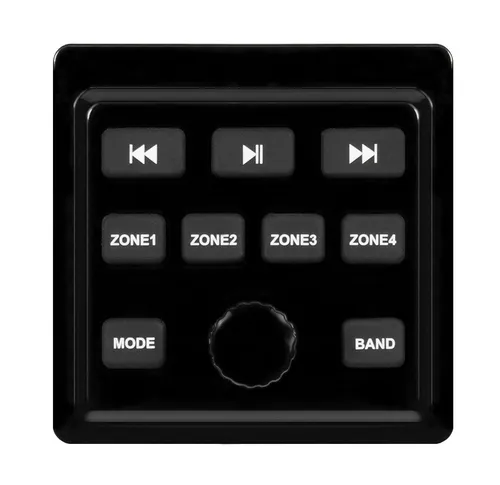 ESX VMR303C Fernbedienung / Controller für VMR303 Autoradio - Marin & spritzwassergeschützt nach IP66, mit Zonenauswahl und Lautstärkeregelung - ideal für den Einsatz auf Booten oder in feuchten Umgebungen.