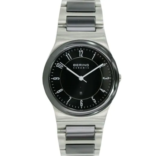 Bering Herren Uhr Slim Ceramic - 32235-747 - Armbanduhren für Herren mit elegantem Design, 12-Stunden-Zifferblatt und Datumsanzeige, ideal für modebewusste Erwachsene.