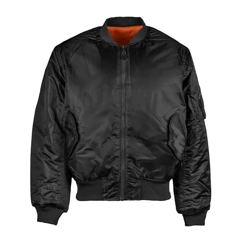 Blouson US MA1® Type Mil-Tec - Funktionsjacke mit robustem Frontreißverschluss, praktischen Taschen und angenehmem Tragekomfort – ideal für Outdoor-Aktivitäten und Freizeit.