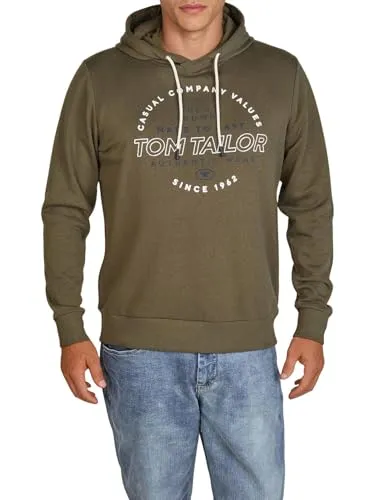 TOM TAILOR Kapuzenpullover Herren Printed Hoodie von Tom Tailor