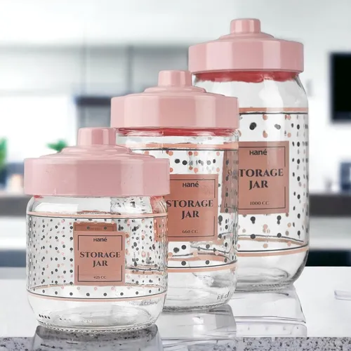 Vorratsglas Set 6 Vorratsgläser mit Deckel Vorratsdosen Glas Vorratsbehälter