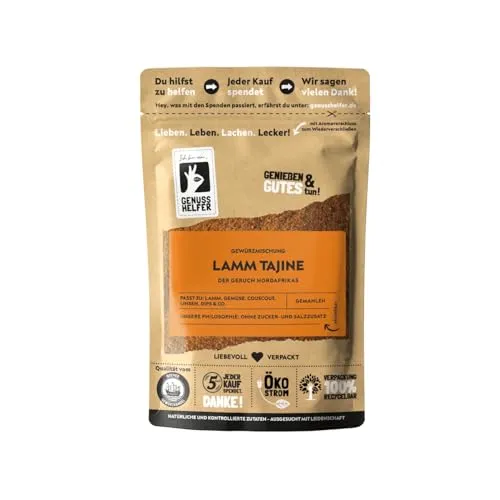 Bremer Gewürzhandel Lamm Tajine Gewürzmischung, gemahlen, marokkanische Gewürzmischung für Lammgerichte, 3 x 50g